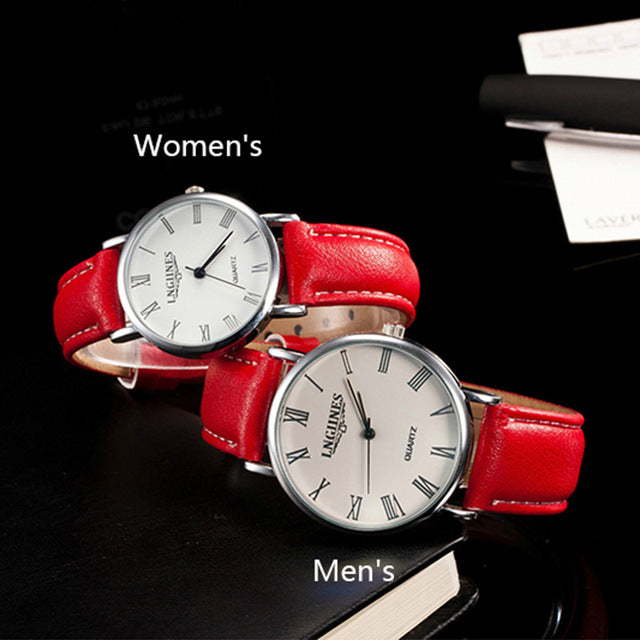 DOBROA Men And Women Watch Ladies And Gentlemen Quartz