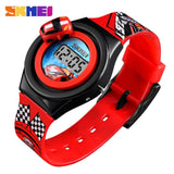 New 2019 SKMEI Cartoon Car Children's Watch