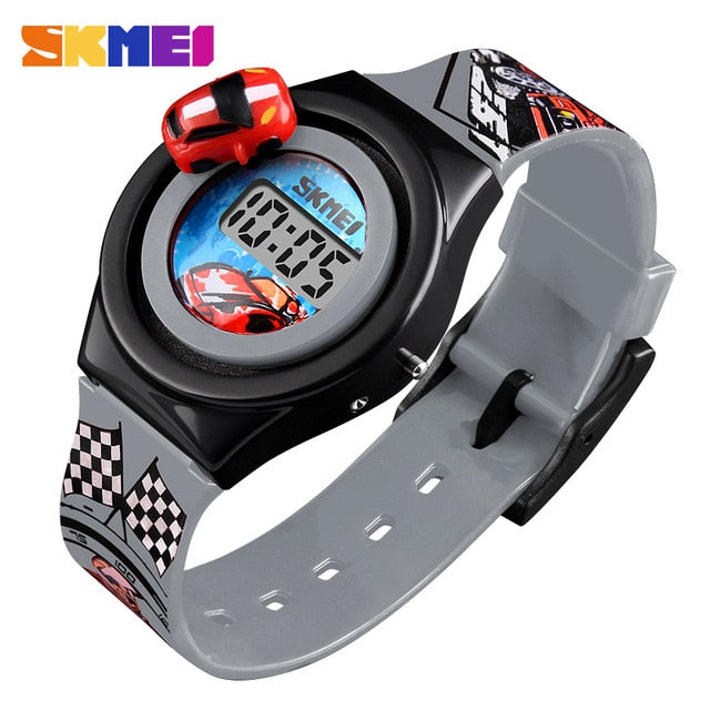 New 2019 SKMEI Cartoon Car Children's Watch