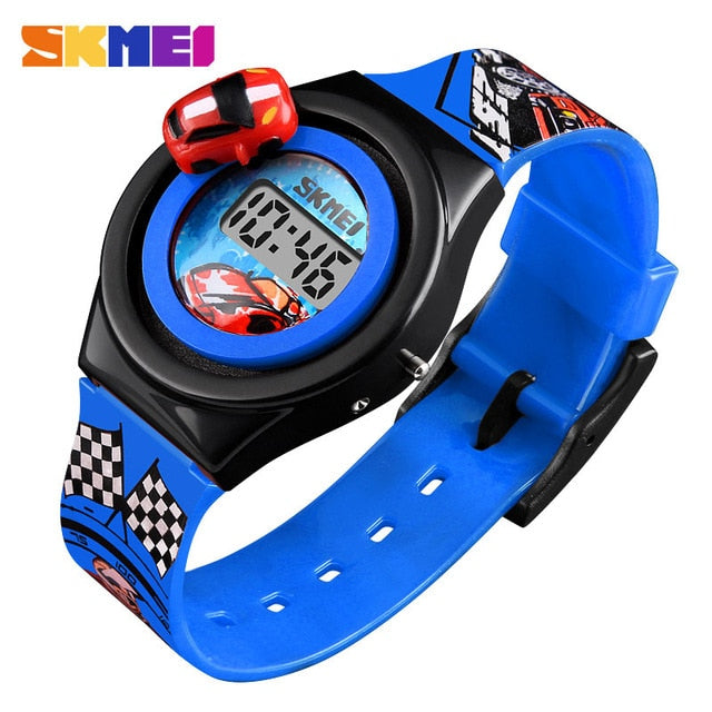 New 2019 SKMEI Cartoon Car Children's Watch