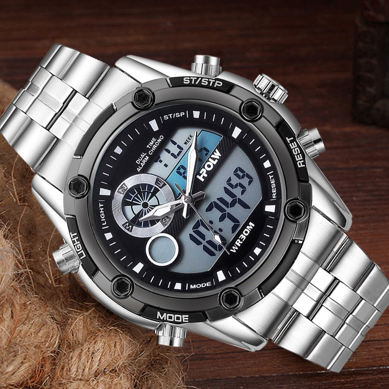 Men's Top Brand Luxury Digital-watch Relogio Masculino