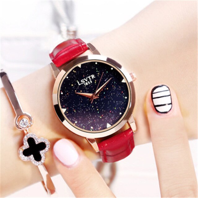 Top Luxury Brand Relogio Feminino Starry Star Women Watches