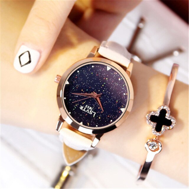 Top Luxury Brand Relogio Feminino Starry Star Women Watches