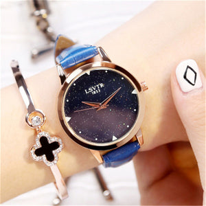 Top Luxury Brand Relogio Feminino Starry Star Women Watches