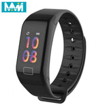 F1 Plus Smart Bracelet Heart Rate Color Screen Blood Pressure Fitness