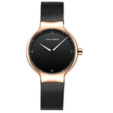 Couple Watch Man and woman Luxury Brand Thin Full Mesh Simple Elegant Waterproof