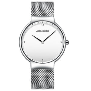 Couple Watch Man and woman Luxury Brand Thin Full Mesh Simple Elegant Waterproof