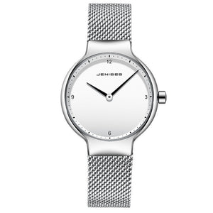 Couple Watch Man and woman Luxury Brand Thin Full Mesh Simple Elegant Waterproof