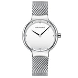 Couple Watch Man and woman Luxury Brand Thin Full Mesh Simple Elegant Waterproof