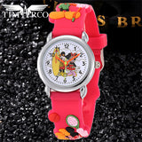 New Kid Cute Cartoon Brand Silicone Strap Watches Enfants Girls