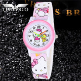 New Kid Cute Cartoon Brand Silicone Strap Watches Enfants Girls