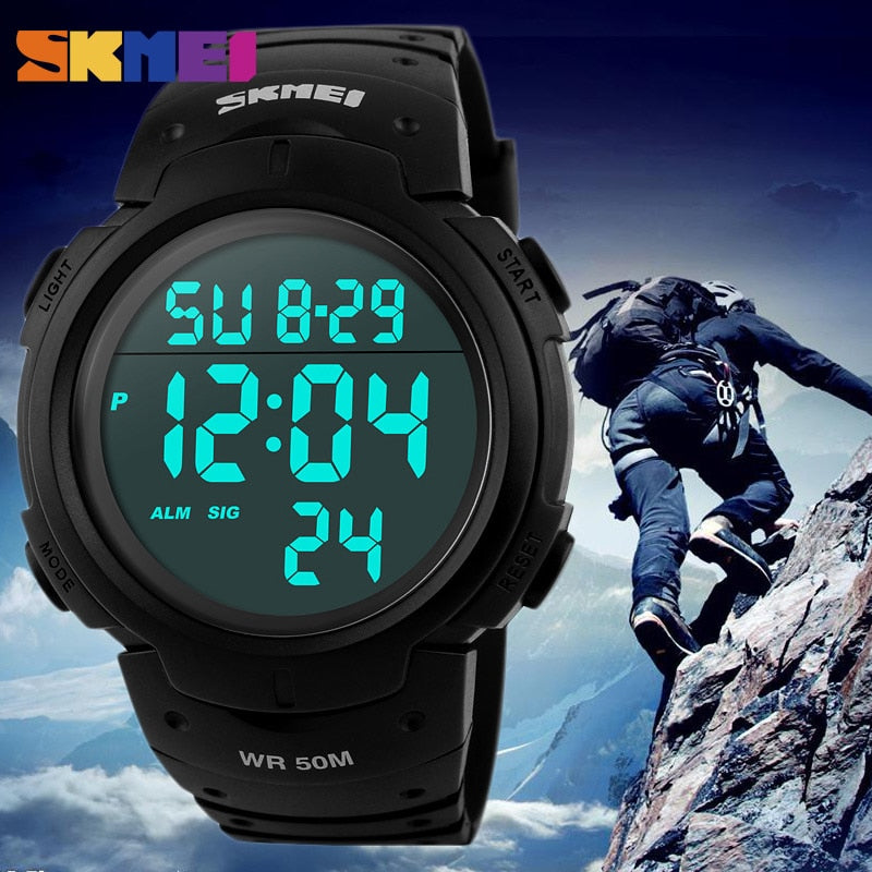 SKMEI Outdoor Sport Watch  Clock Big Dial