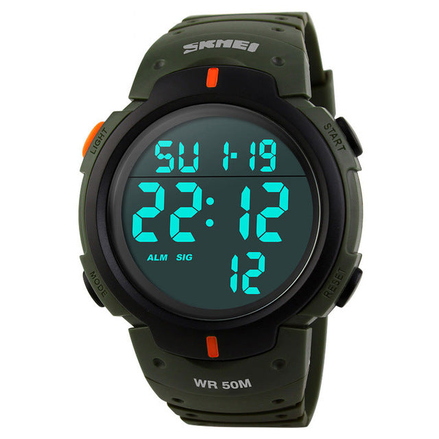 SKMEI Outdoor Sport Watch  Clock Big Dial