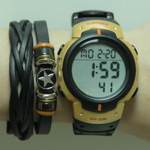 SKMEI Outdoor Sport Watch  Clock Big Dial