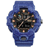 New Camouflage Military Watch SMAEL Watch Men Sports Watch LED