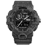 New Camouflage Military Watch SMAEL Watch Men Sports Watch LED