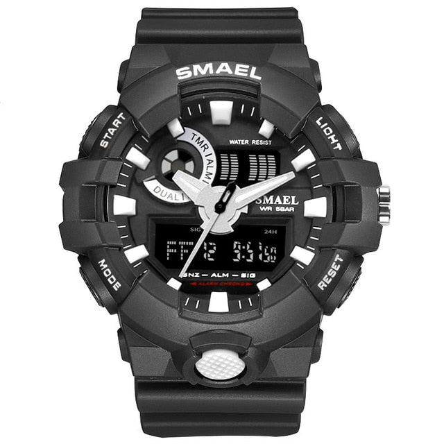 New Camouflage Military Watch SMAEL Watch Men Sports Watch LED