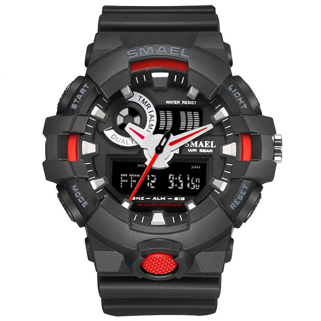 New Camouflage Military Watch SMAEL Watch Men Sports Watch LED