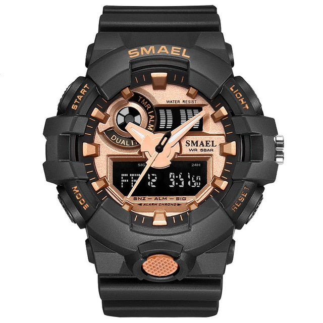 New Camouflage Military Watch SMAEL Watch Men Sports Watch LED