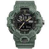 New Camouflage Military Watch SMAEL Watch Men Sports Watch LED