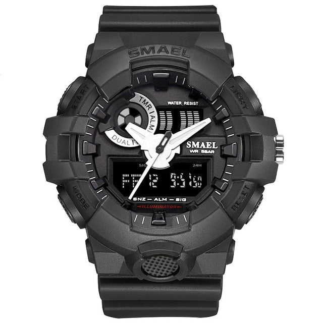 New Camouflage Military Watch SMAEL Watch Men Sports Watch LED