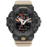 New Camouflage Military Watch SMAEL Watch Men Sports Watch LED
