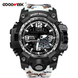 GOODWEEK Men Sport Watch Camouflage Military
