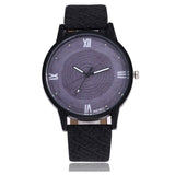 Ladies Watch  Unique Design  Retro Style Leather Analog Quartz Clock