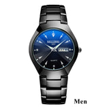 Top Quality Tungsten Steel Black Wrist Watch