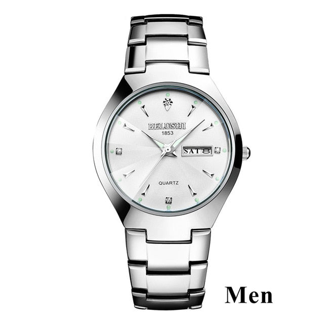 Top Quality Tungsten Steel Black Wrist Watch