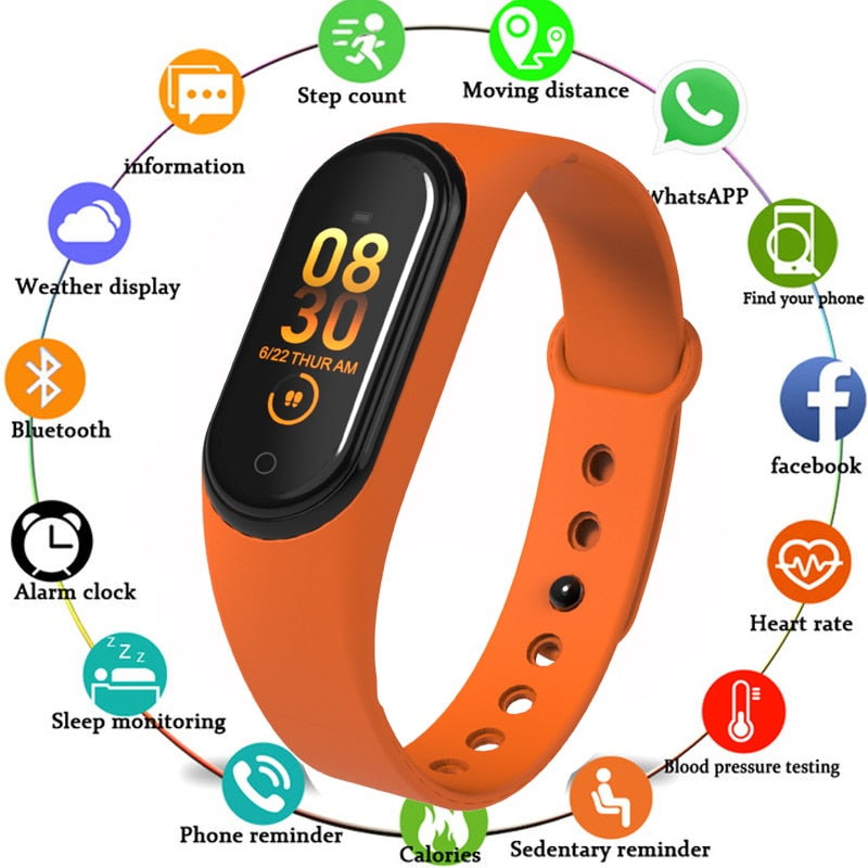 M4 Color Screen Smart Wristband Sport Fitness Bracelet