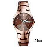 Lovers Watches Luxury Quartz Wrist Watch Hodinky Dual Calender