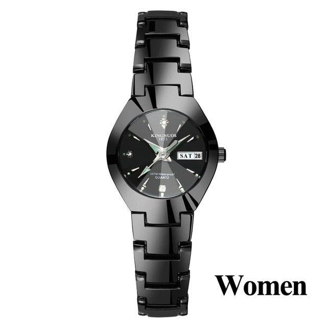 Lovers Watches Luxury Quartz Wrist Watch Hodinky Dual Calender