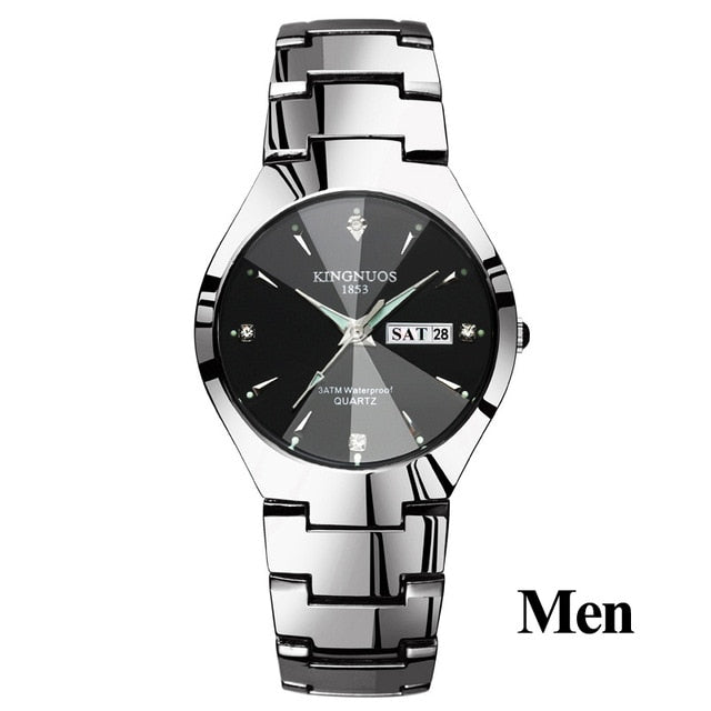 Lovers Watches Luxury Quartz Wrist Watch Hodinky Dual Calender