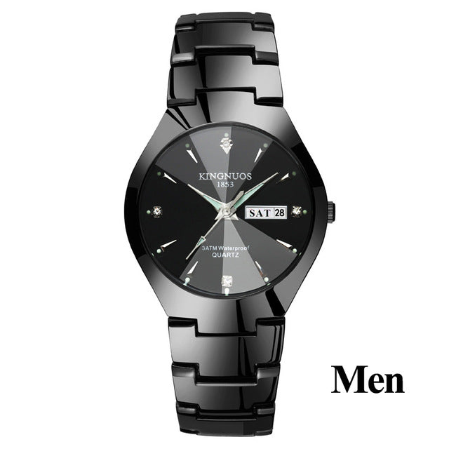 Lovers Watches Luxury Quartz Wrist Watch Hodinky Dual Calender