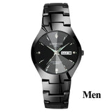 Lovers Watches Luxury Quartz Wrist Watch Hodinky Dual Calender