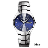 Lovers Watches Luxury Quartz Wrist Watch Hodinky Dual Calender