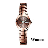 Lovers Watches Luxury Quartz Wrist Watch Hodinky Dual Calender