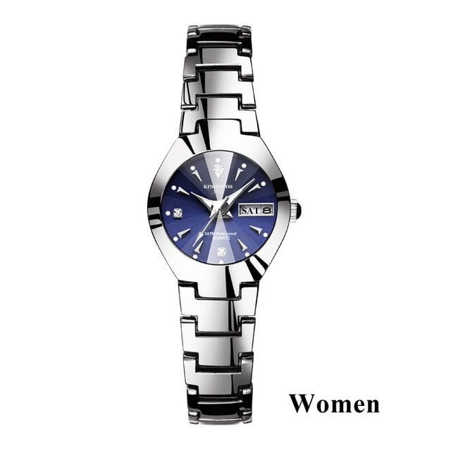 Lovers Watches Luxury Quartz Wrist Watch Hodinky Dual Calender