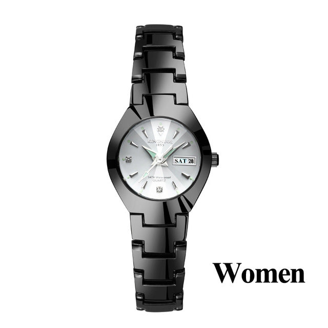 Lovers Watches Luxury Quartz Wrist Watch Hodinky Dual Calender