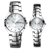 Lovers Watches Luxury Quartz Wrist Watch Hodinky Dual Calender