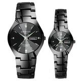 Lovers Watches Luxury Quartz Wrist Watch Hodinky Dual Calender