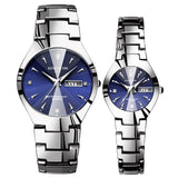 Lovers Watches Luxury Quartz Wrist Watch Hodinky Dual Calender