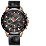 Fashion Relogio Masculino LIGE Top Brand Luxury WristWatch Quartz Clock