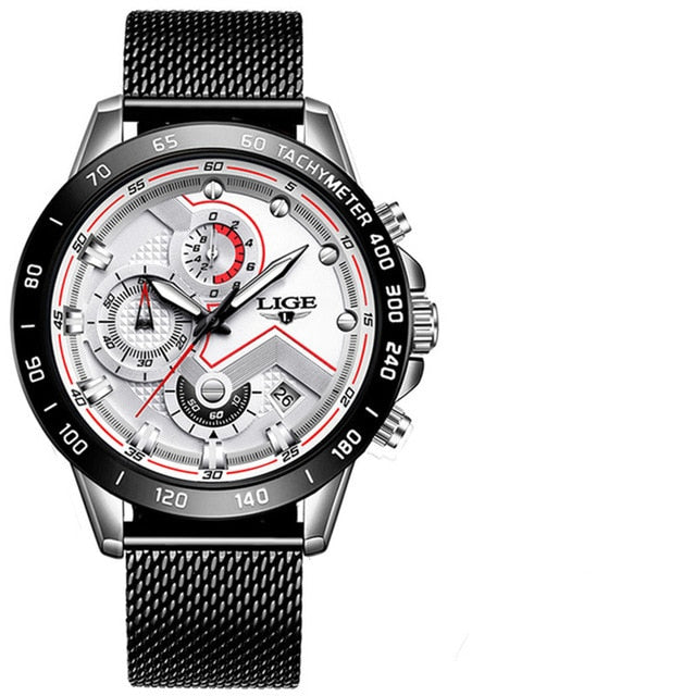 Fashion Relogio Masculino LIGE Top Brand Luxury WristWatch Quartz Clock