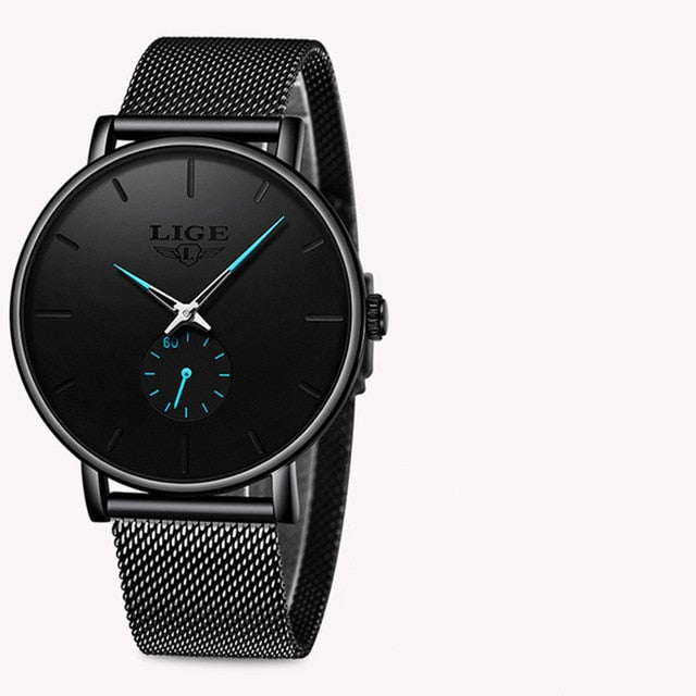 Fashion Relogio Masculino LIGE Top Brand Luxury WristWatch Quartz Clock