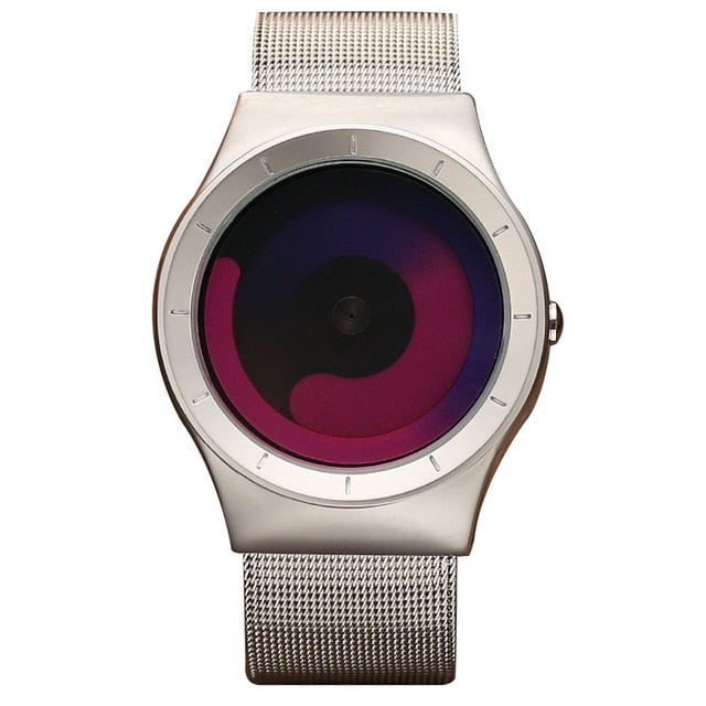 Unique Design Couple Watch Turntable Minimalist Creative Watches