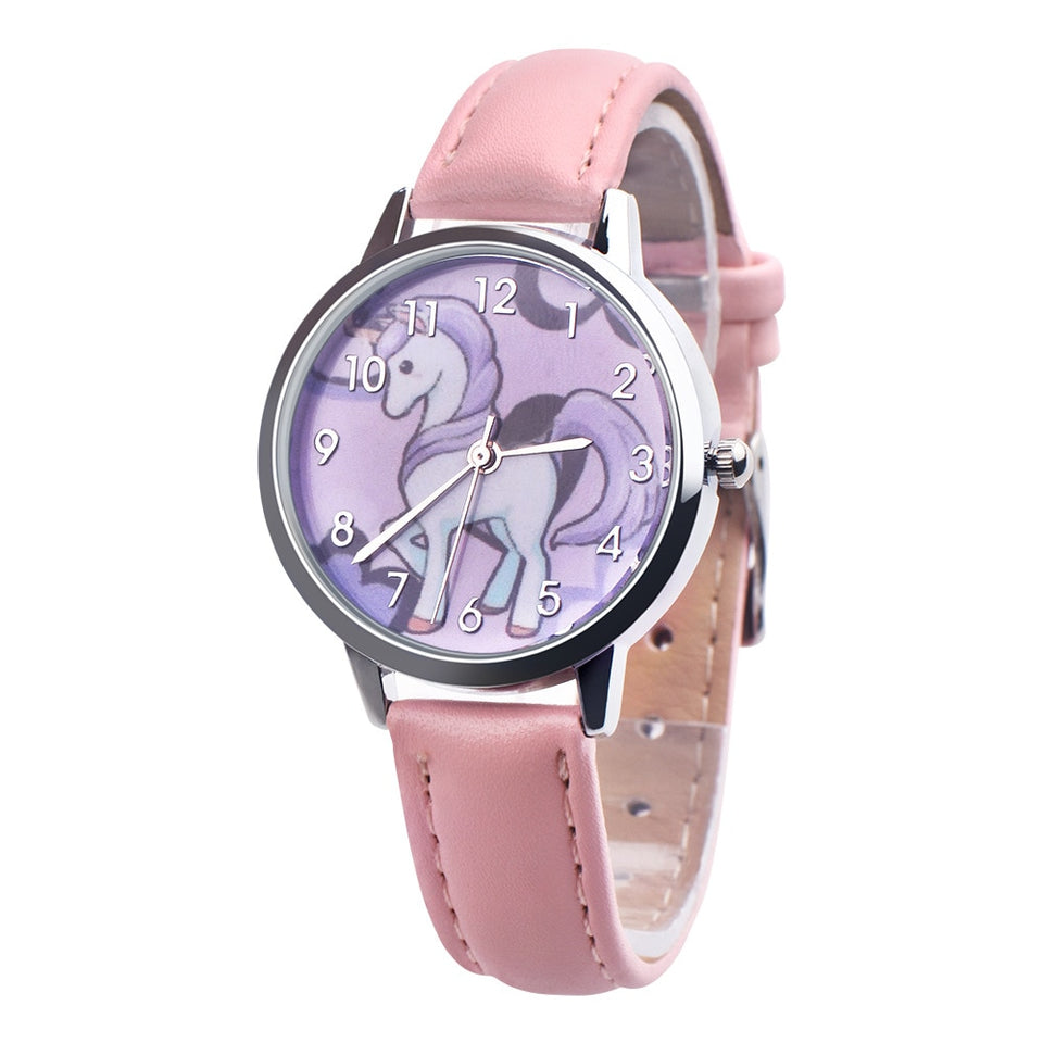 Vinkkatory  Children's watch Carton Rainbow Animal