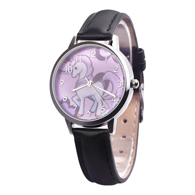 Vinkkatory  Children's watch Carton Rainbow Animal