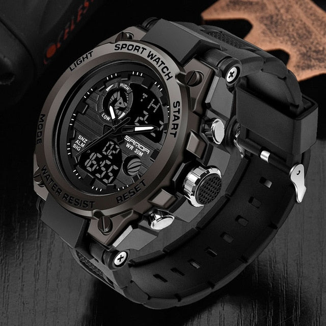 SANDA Brand Wrist Watch Men Watches Military